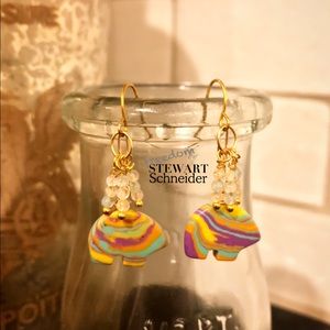 Zuni bear earrings
